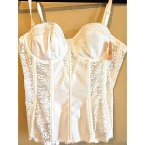 DOMINIQUE Colette Lace Strap Bustier Corset Lingerie sz 38A NWT